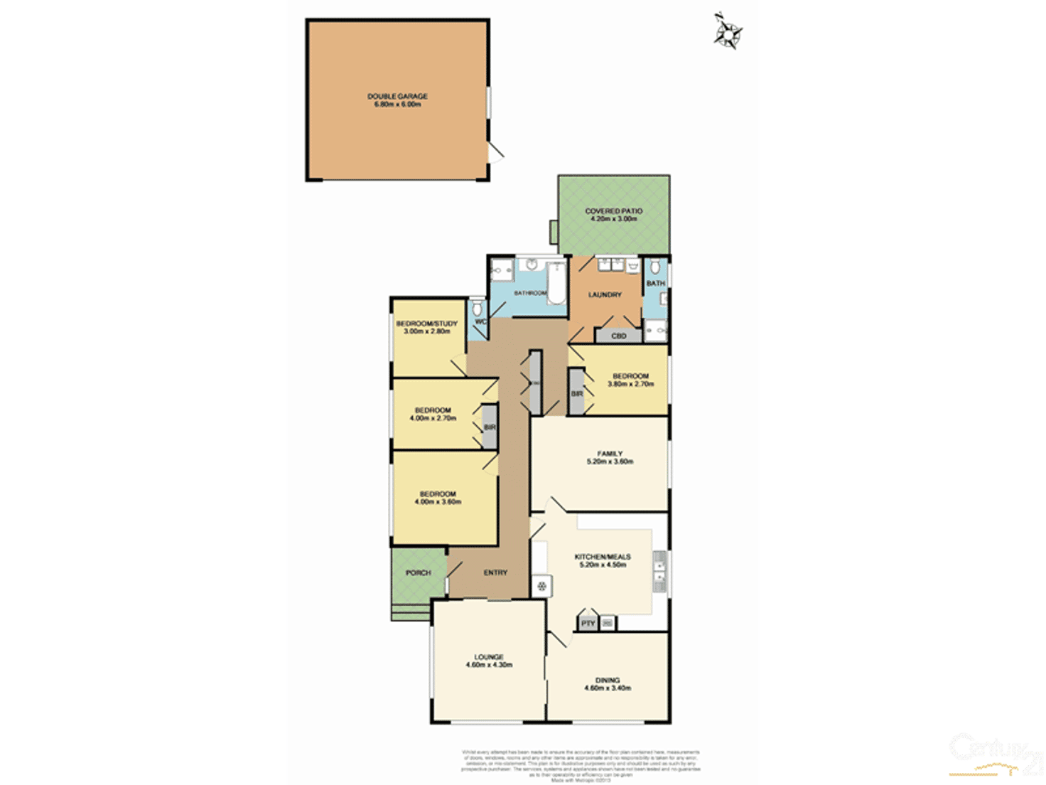 Floorplan of Homely house listing, 3 Cleary Court, Clayton South VIC 3169