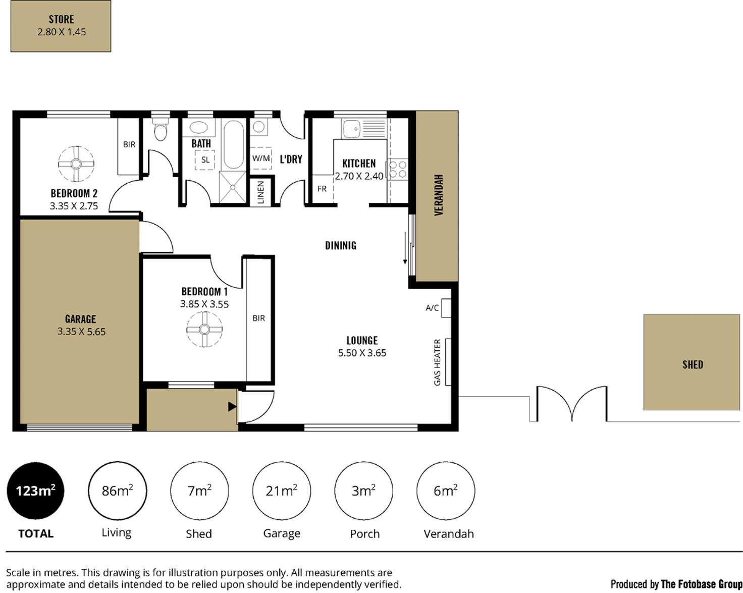 Floorplan of Homely house listing, 1/46 Main South Road, Morphett Vale SA 5162