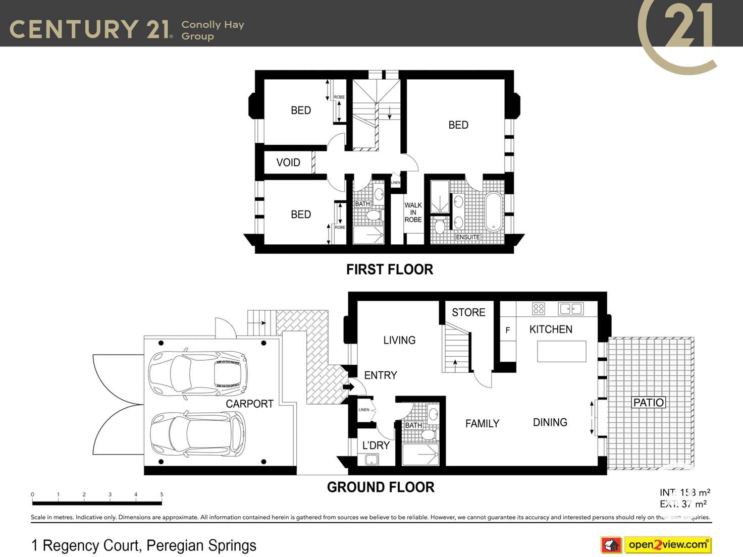 Floorplan of Homely townhouse listing, 1 Regency Court, Peregian Springs QLD 4573