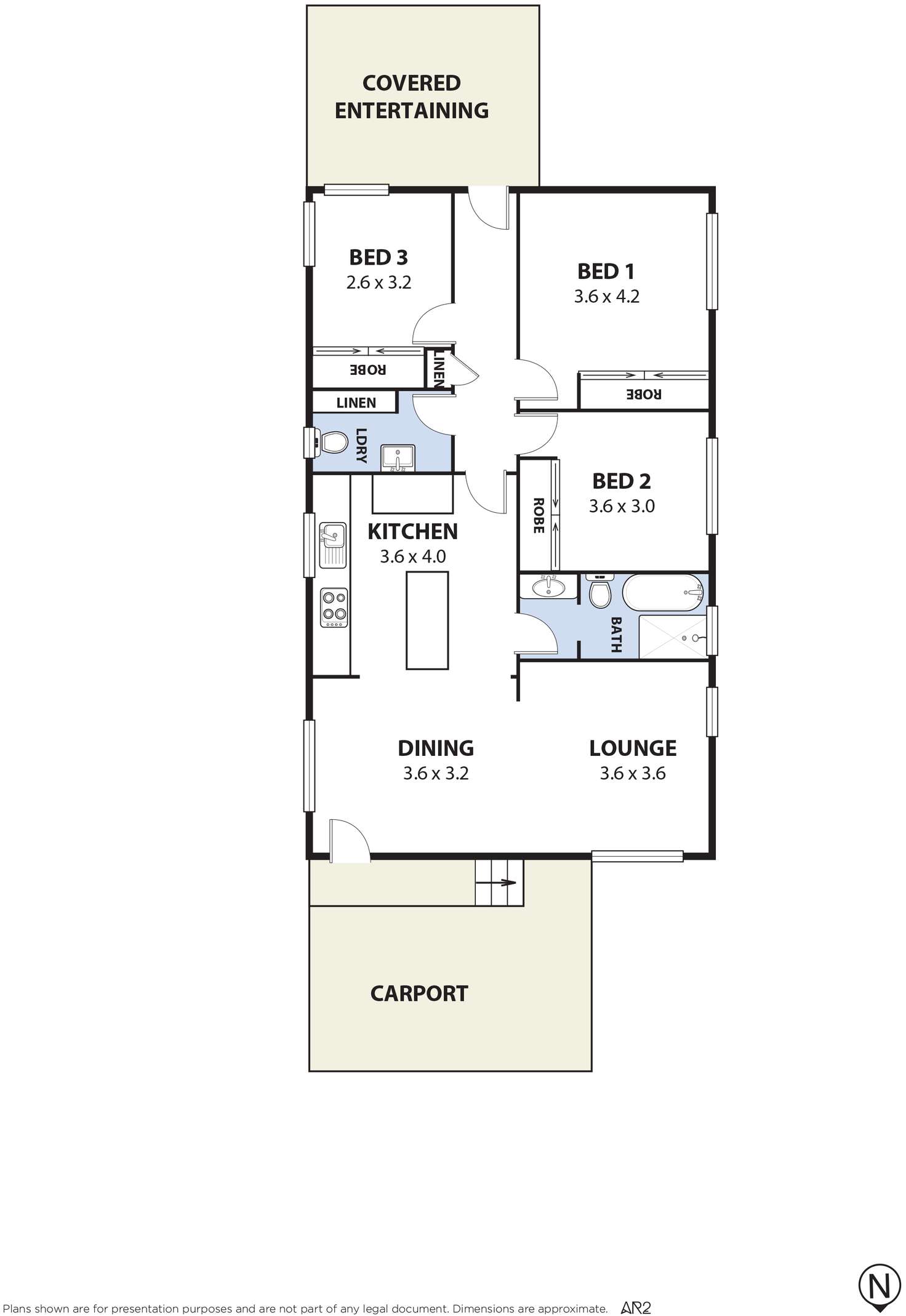 Floorplan of Homely house listing, 1/36 Gwawley pde, Miranda NSW 2228