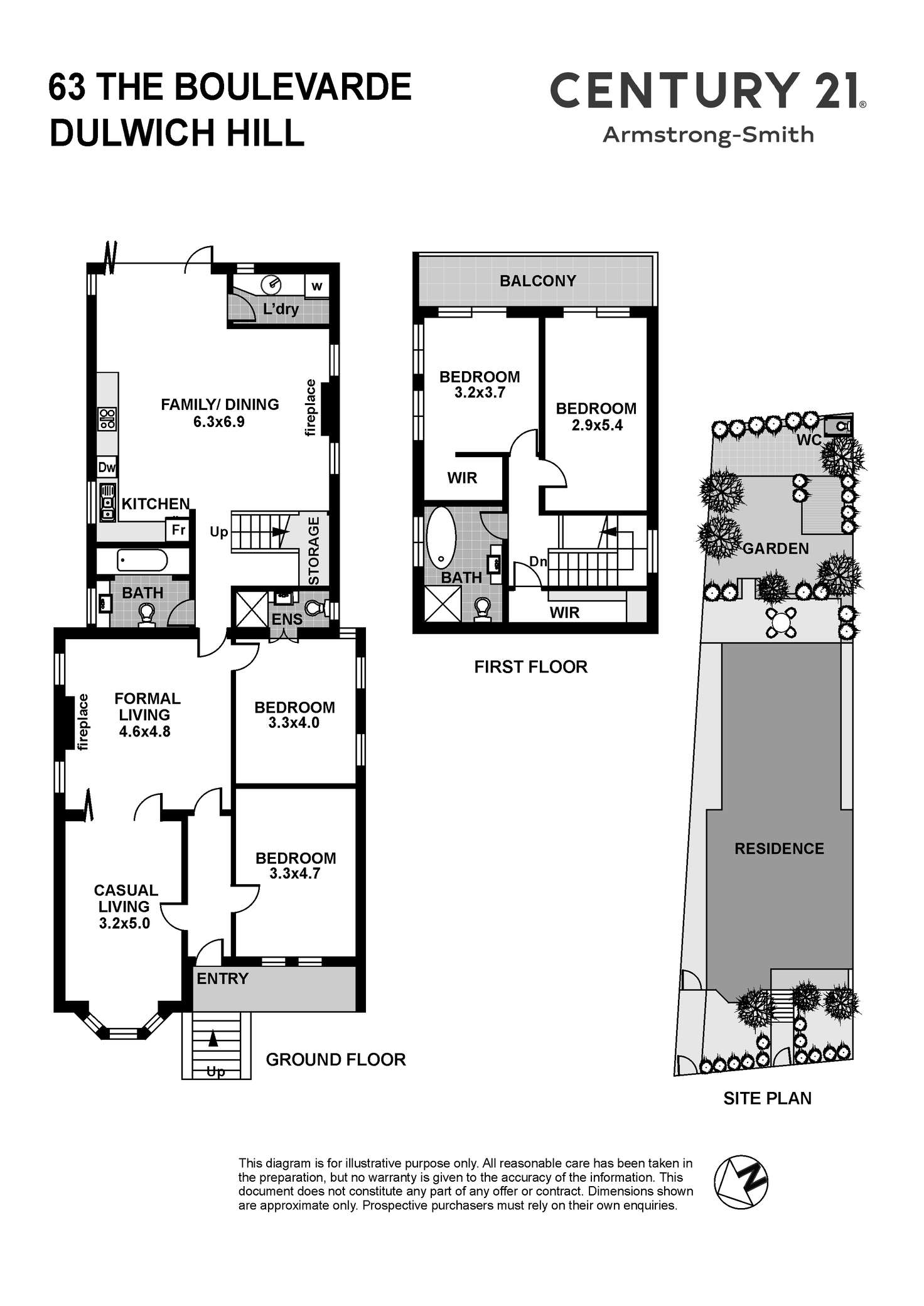 Floorplan of Homely house listing, 63 The Boulevarde, Dulwich Hill NSW 2203