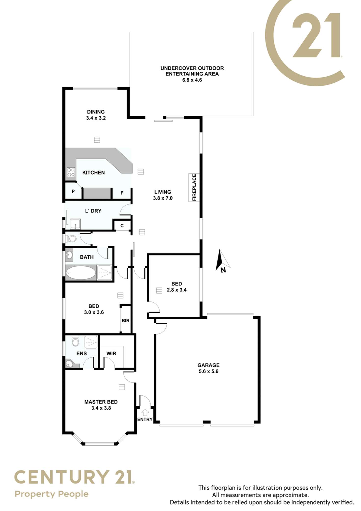 Floorplan of Homely house listing, 52 Christine Circuit, Craigmore SA 5114