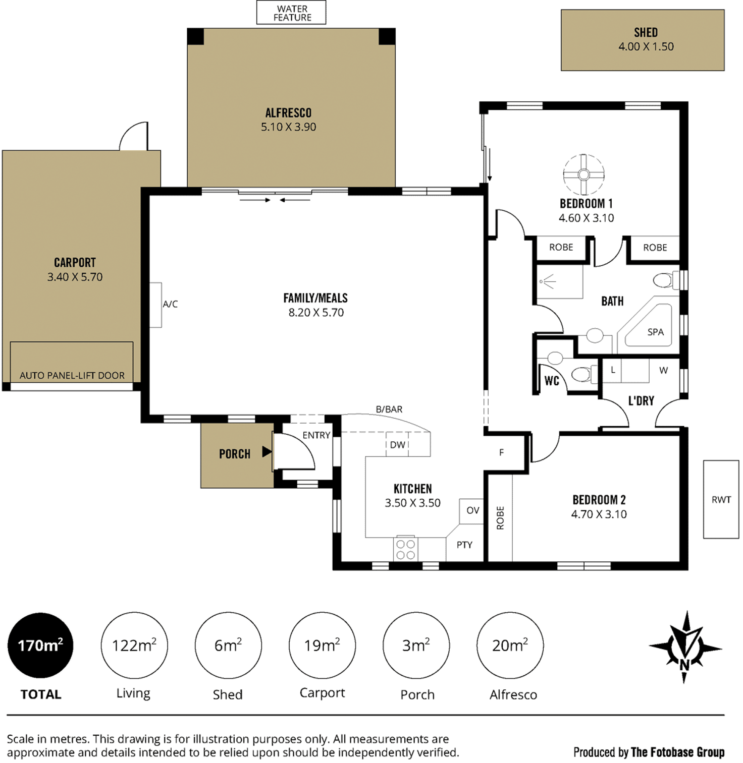 Floorplan of Homely house listing, 10a Kelmscott Street, Oaklands Park SA 5046