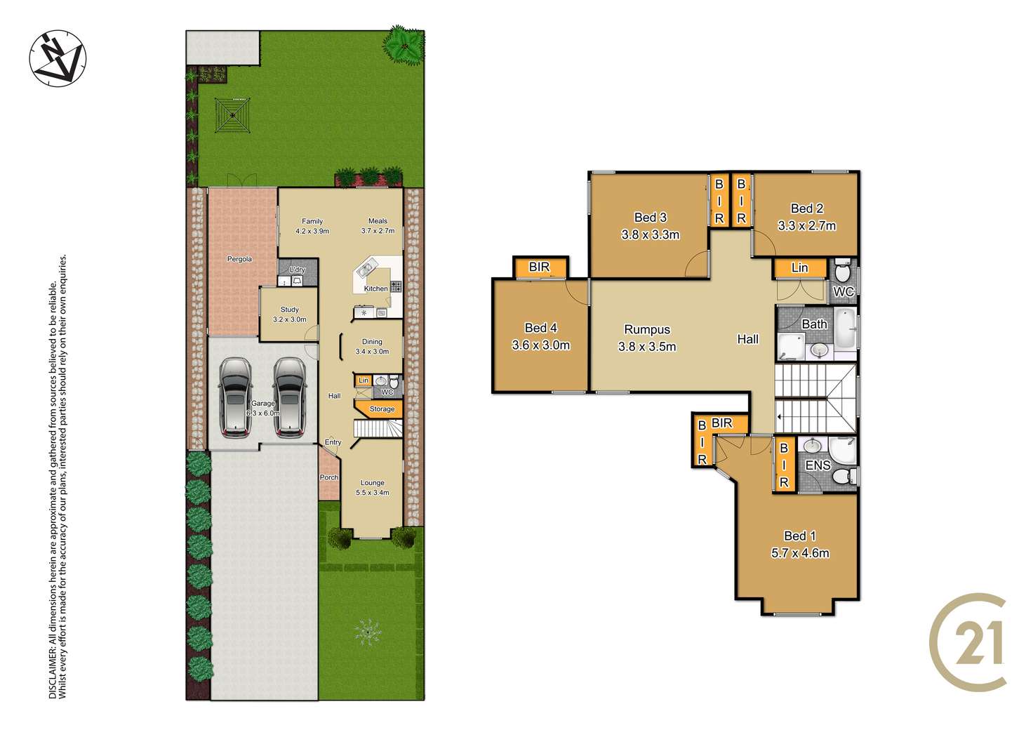 Floorplan of Homely house listing, 4 Heritage Place, Glenwood NSW 2768