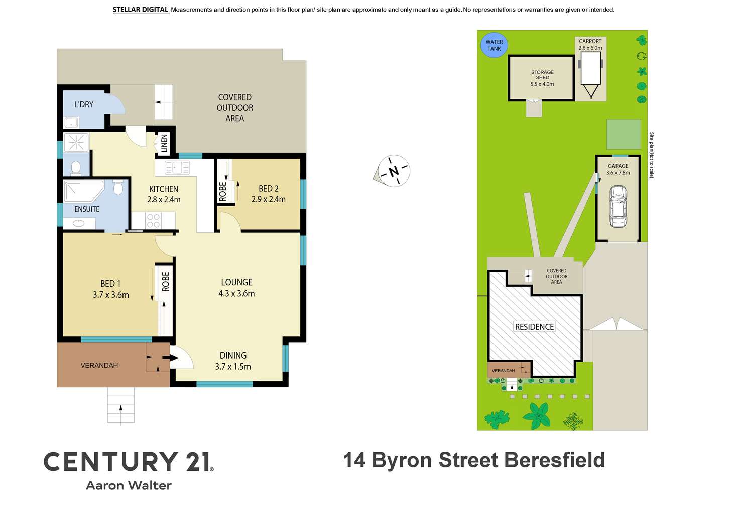 Floorplan of Homely house listing, 14 Byron Street, Beresfield NSW 2322