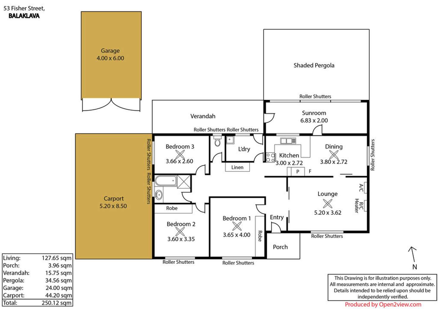 Floorplan of Homely house listing, 53 Fisher Street, Balaklava SA 5461