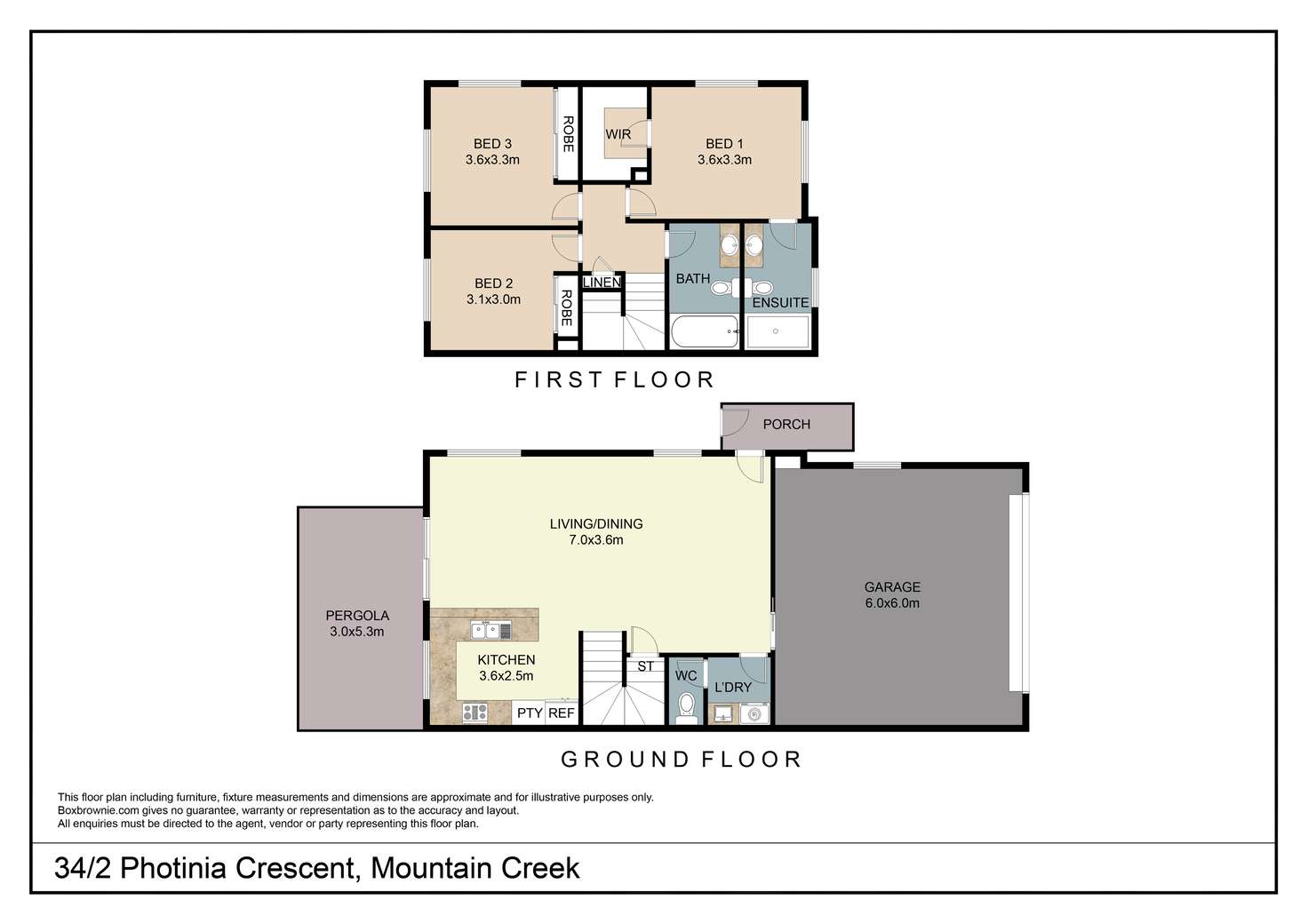Floorplan of Homely unit listing, 34/2 Photinia Crescent, Mountain Creek QLD 4557