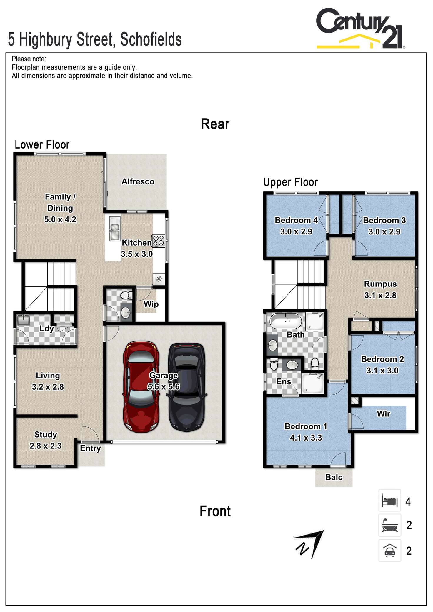 Floorplan of Homely house listing, 5 Highbury Street, Schofields NSW 2762