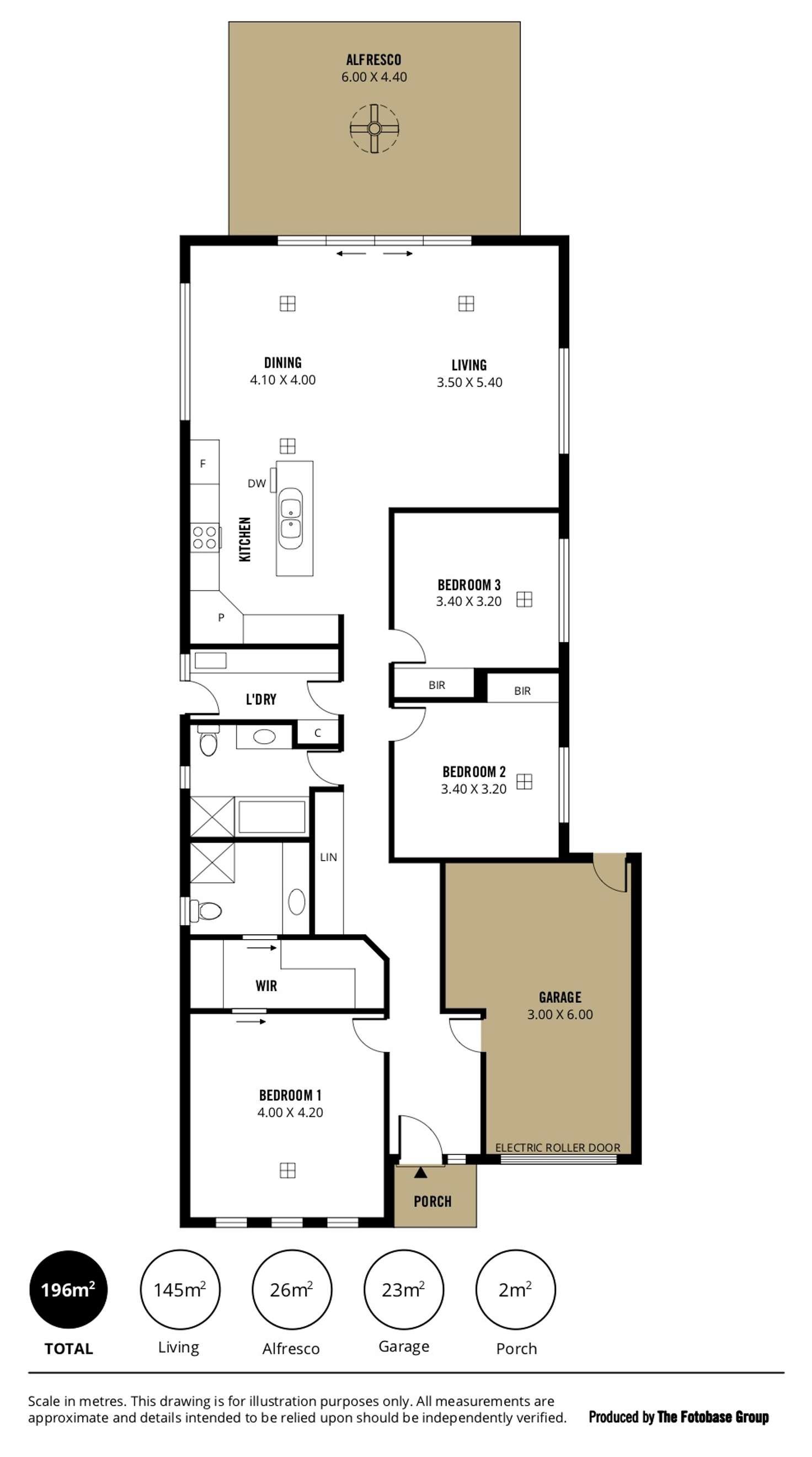 Floorplan of Homely house listing, 34A Lewis Street, Brighton SA 5048