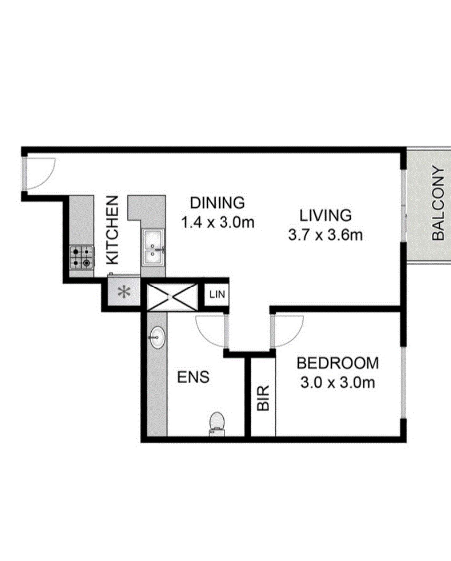 Floorplan of Homely apartment listing, 36/11 Philip Ave, Broadbeach QLD 4218