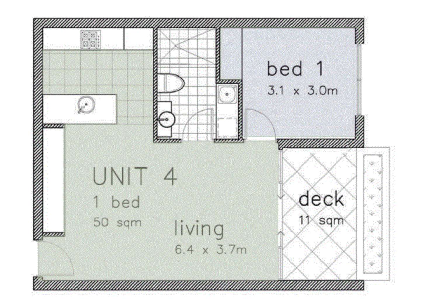 Floorplan of Homely apartment listing, 104/27 Fifth Street, Boolaroo NSW 2284