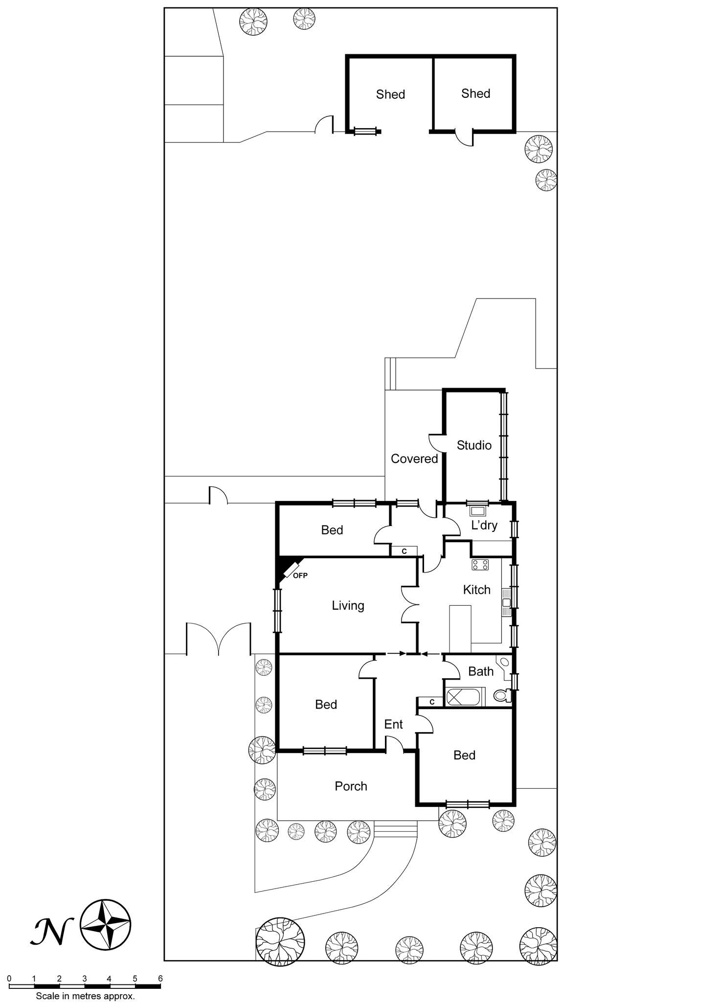 Floorplan of Homely house listing, 44 Vickery Street, Bentleigh VIC 3204