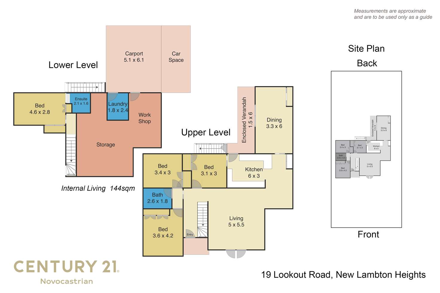 Floorplan of Homely house listing, 19 Lookout Road, New Lambton Heights NSW 2305