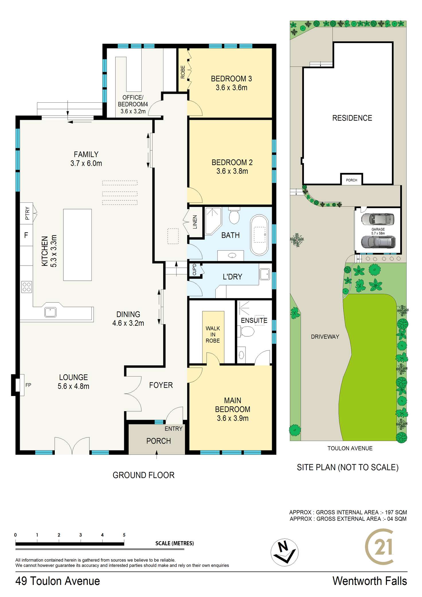 Floorplan of Homely house listing, 49 Toulon Avenue, Wentworth Falls NSW 2782