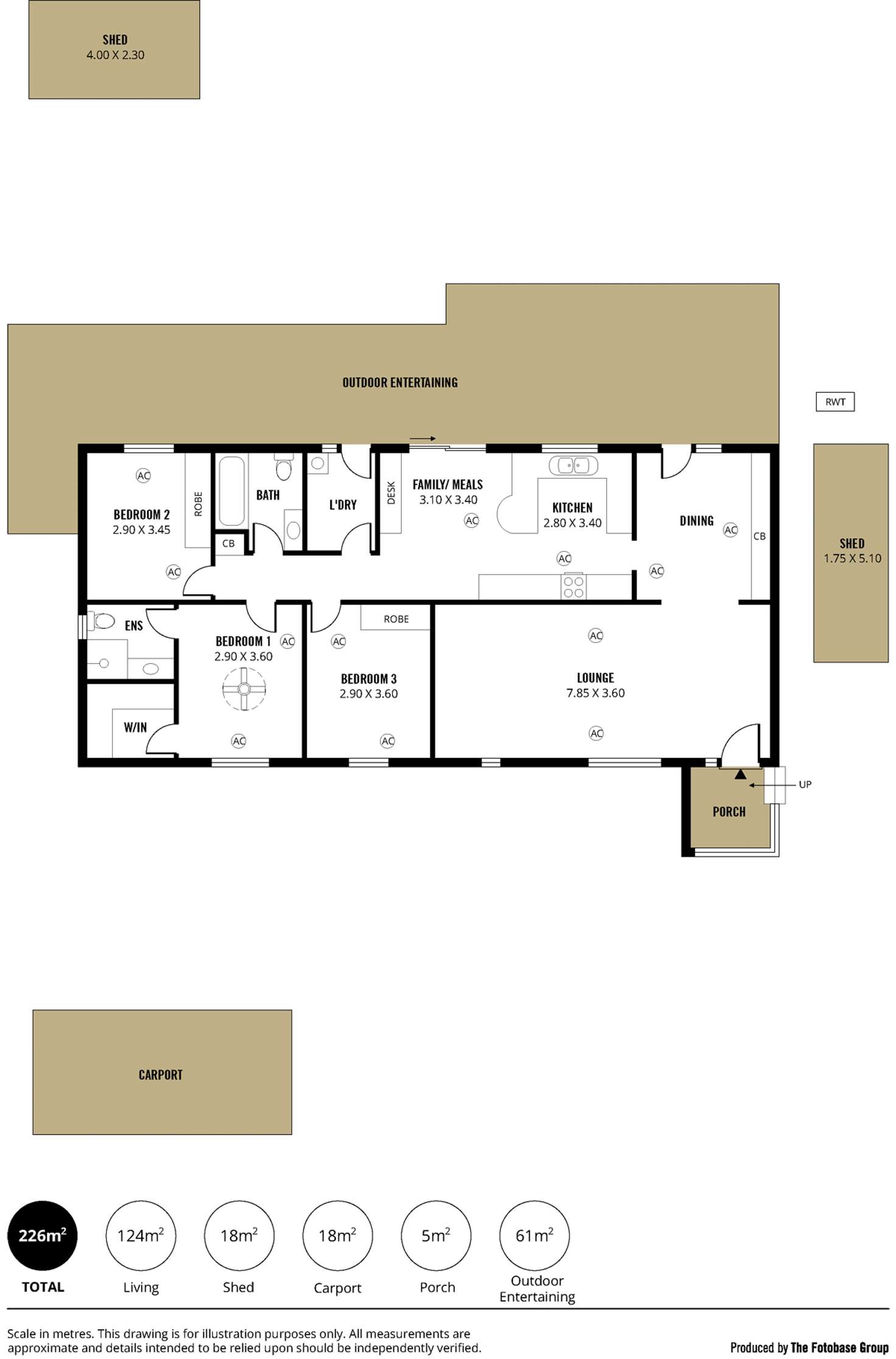 Floorplan of Homely house listing, 9 Karoona Crescent, Seacombe Heights SA 5047
