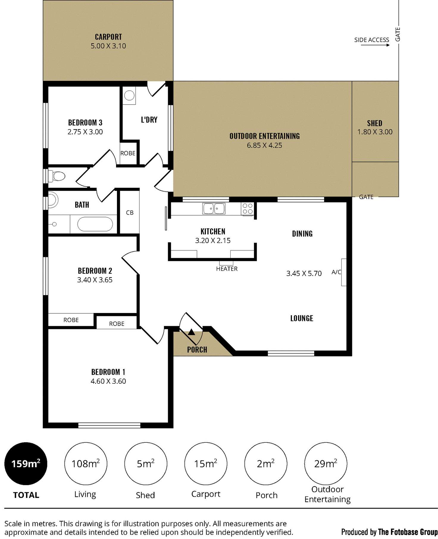 Floorplan of Homely house listing, 23 Edison Road, Bedford Park SA 5042