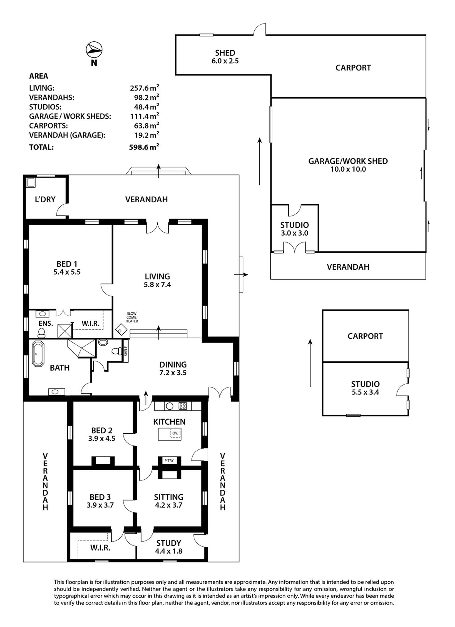 Floorplan of Homely house listing, 103 North Road, Nairne SA 5252