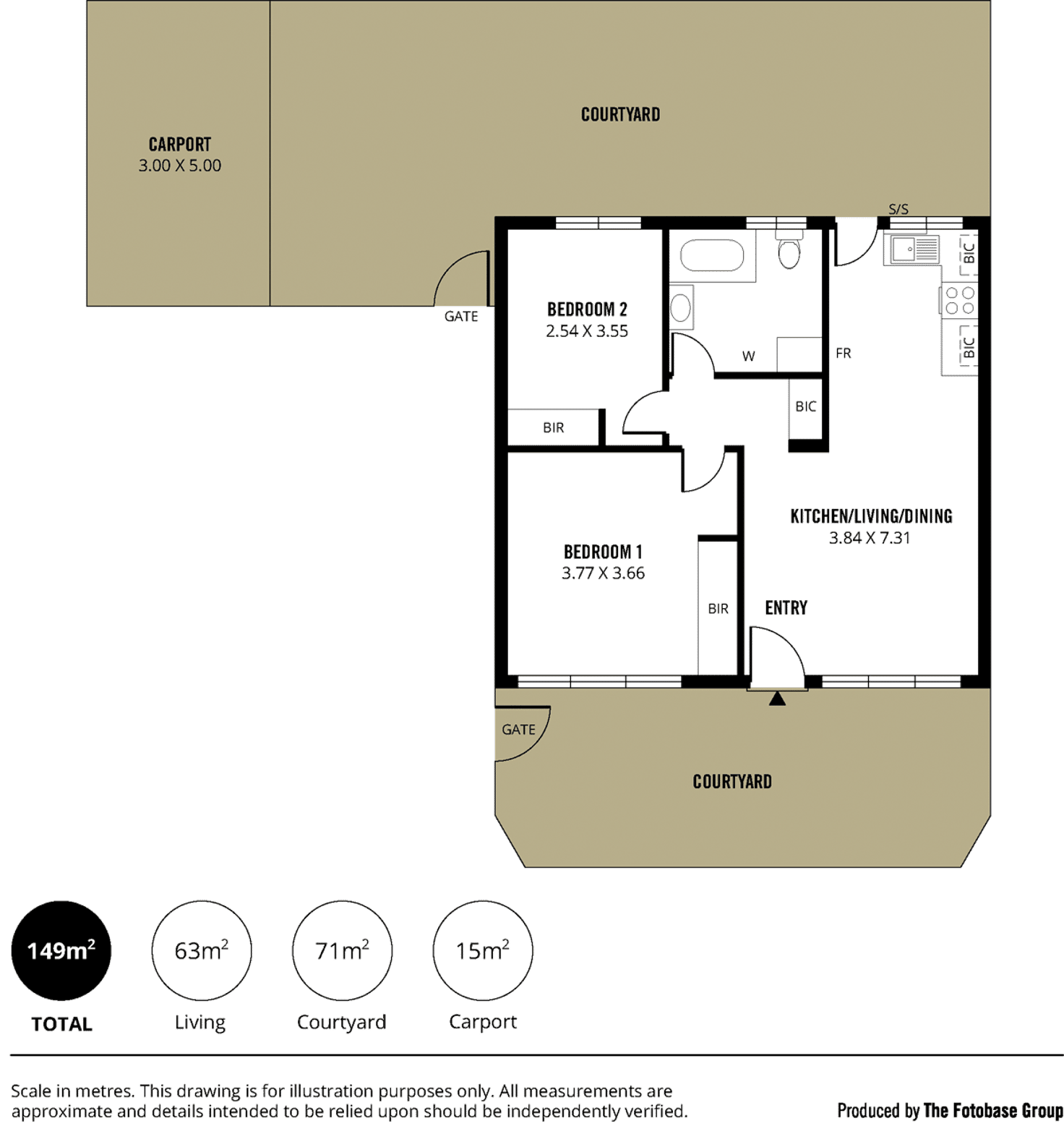 Floorplan of Homely unit listing, 5/756 Torrens Road, Rosewater SA 5013