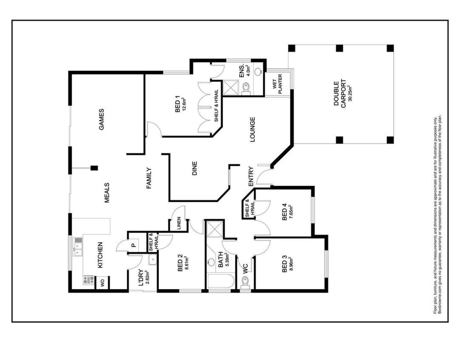 Floorplan of Homely house listing, 6 Jurien Close, Warnbro WA 6169