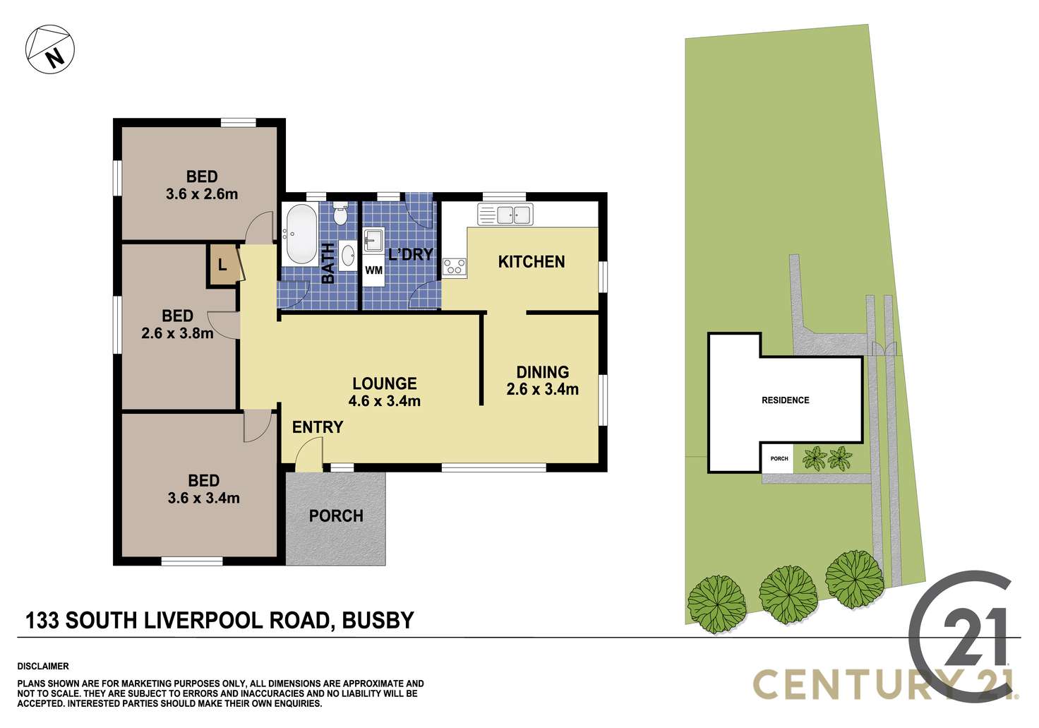 Floorplan of Homely house listing, 133 South Liverpool Road, Busby NSW 2168