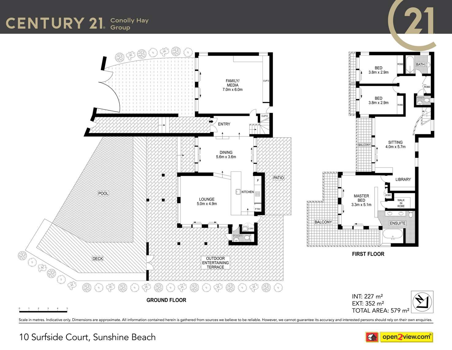 Floorplan of Homely house listing, 10 Surfside Court, Sunshine Beach QLD 4567