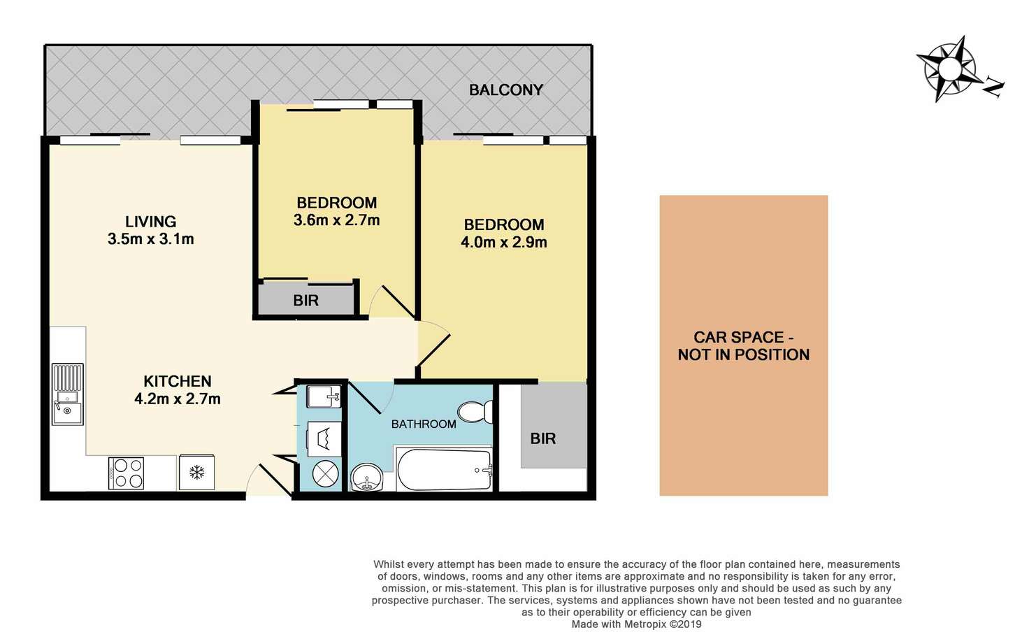 Floorplan of Homely apartment listing, 11/213 Normanby Road, Notting Hill VIC 3168