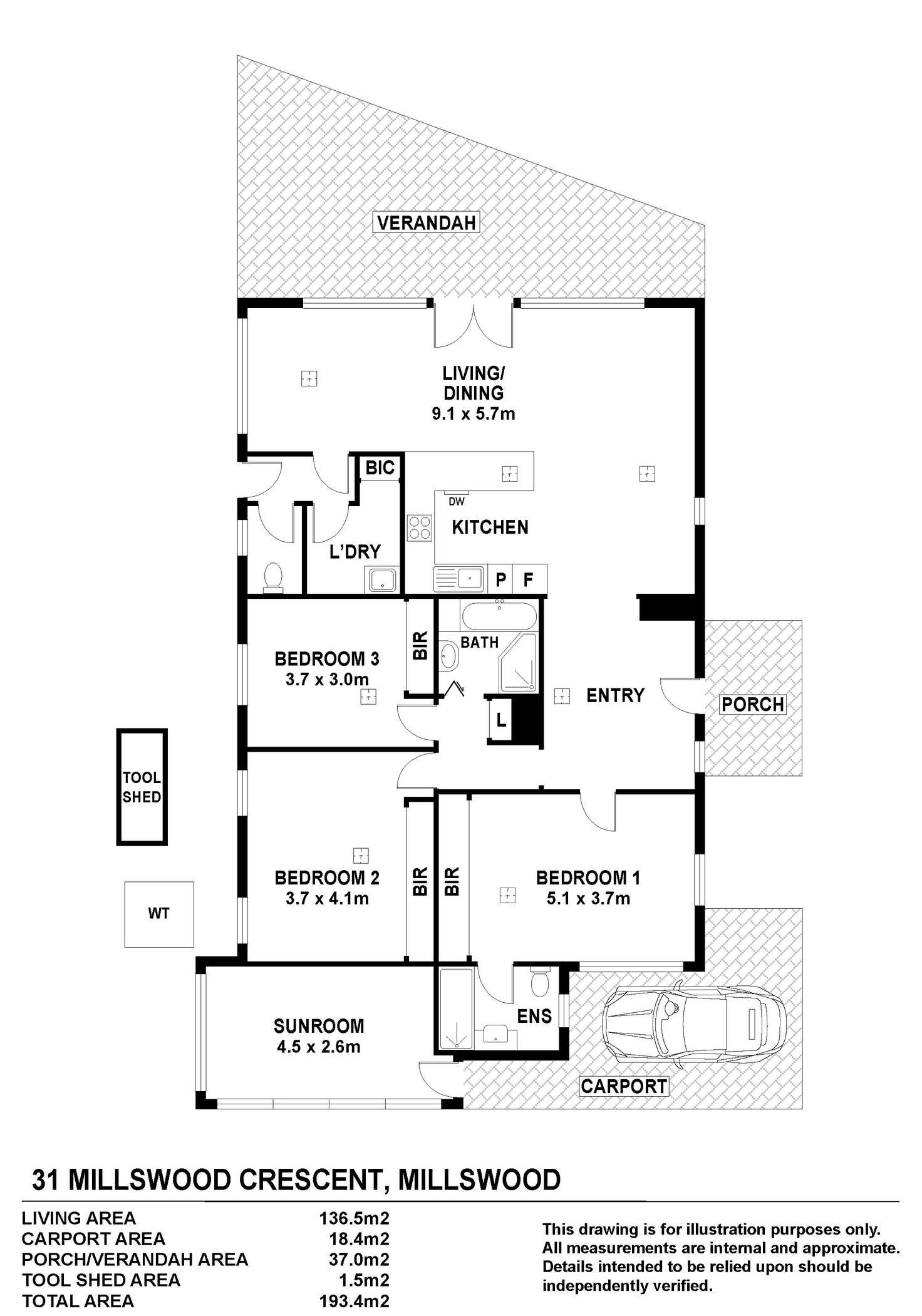 Floorplan of Homely house listing, 31 Millswood Crescent, Millswood SA 5034