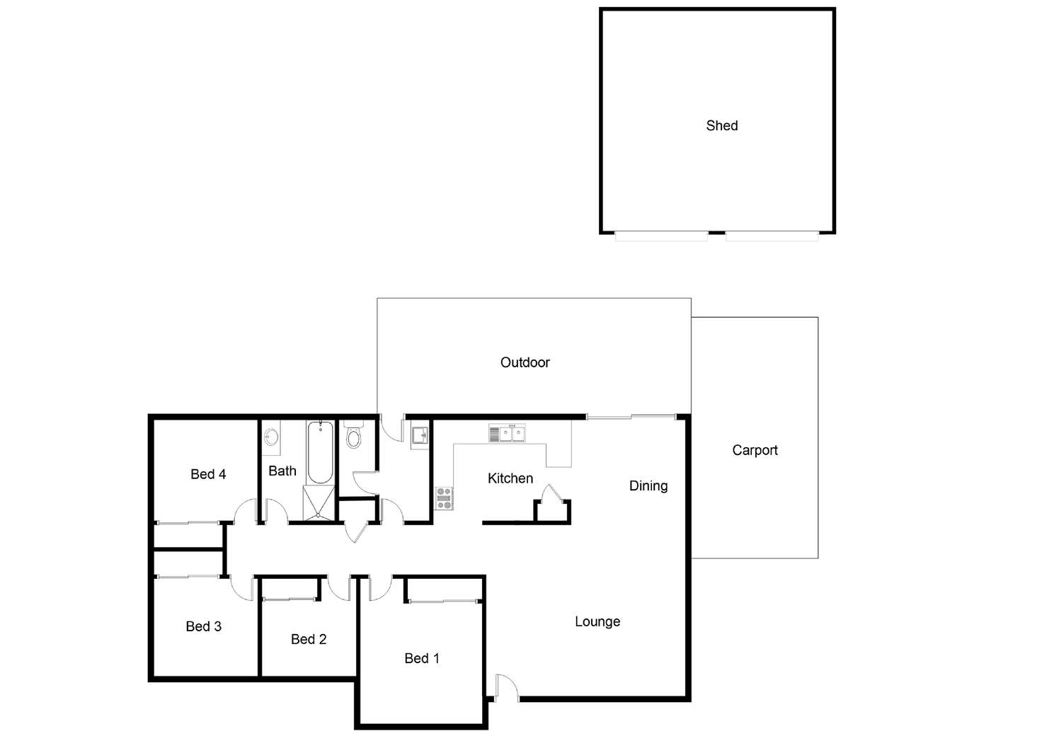 Floorplan of Homely house listing, 51 Wine Drive, Wilsonton Heights QLD 4350