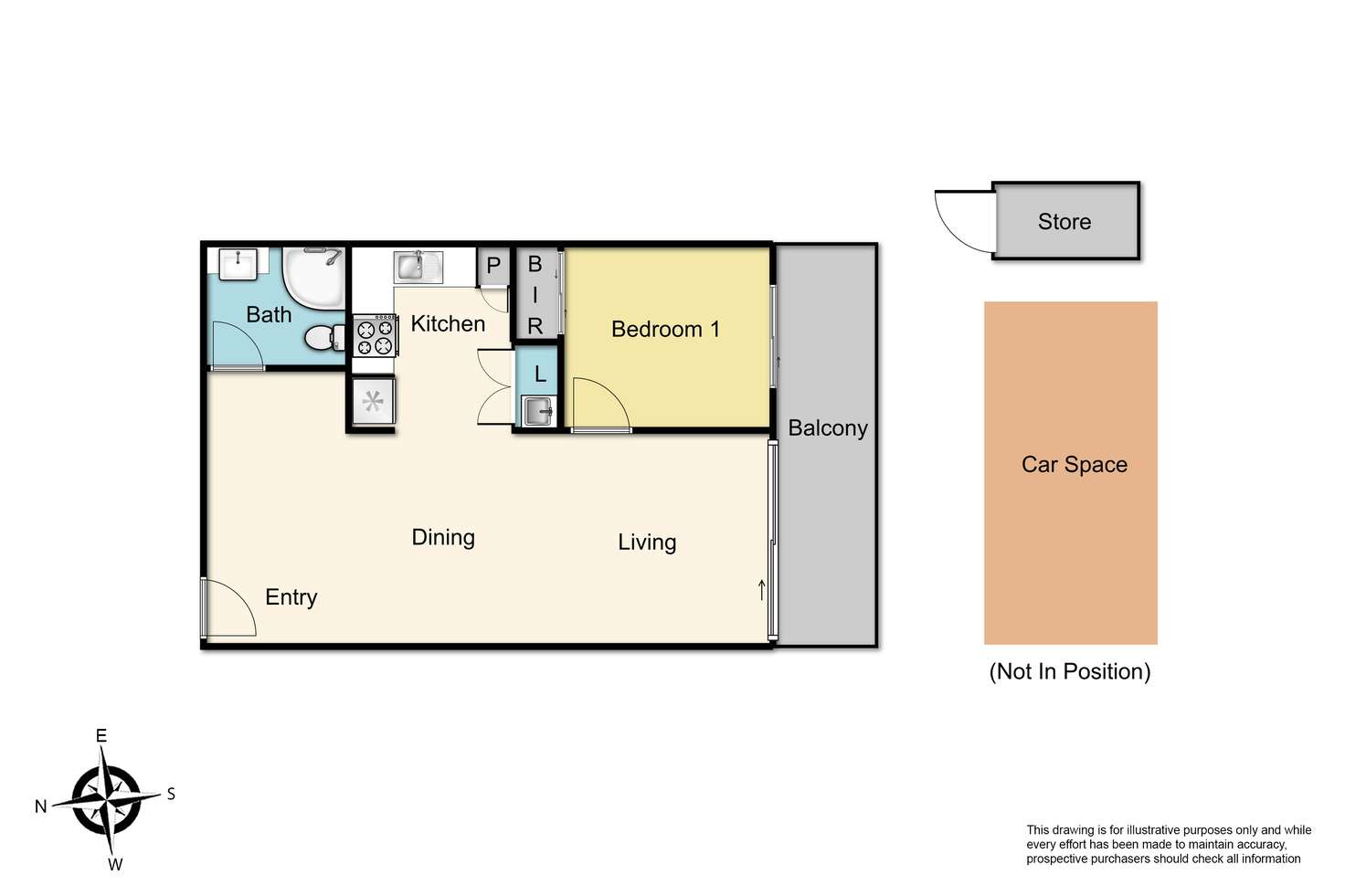 Floorplan of Homely apartment listing, 18/68-82 Graham Road, Highett VIC 3190