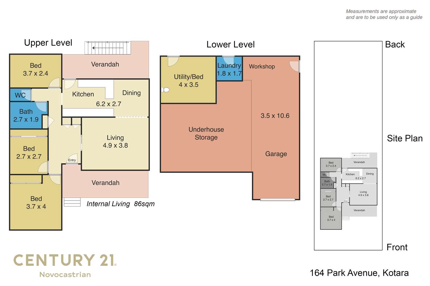 Floorplan of Homely house listing, 164 Park Avenue, Kotara NSW 2289