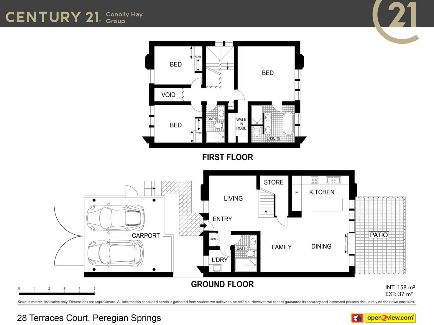 Floorplan of Homely townhouse listing, 28 Terraces Court, Peregian Springs QLD 4573