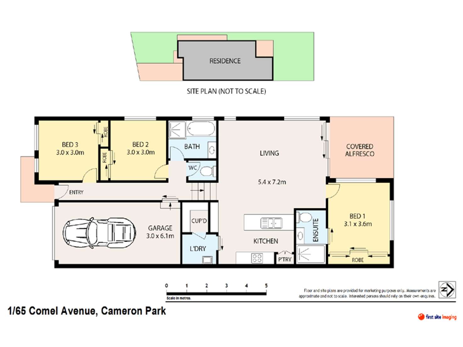 Floorplan of Homely house listing, 2/65 Comel Avenue, Cameron Park NSW 2285