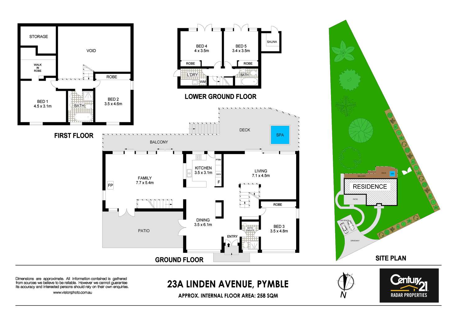 Floorplan of Homely house listing, 23A Linden Av, Pymble NSW 2073