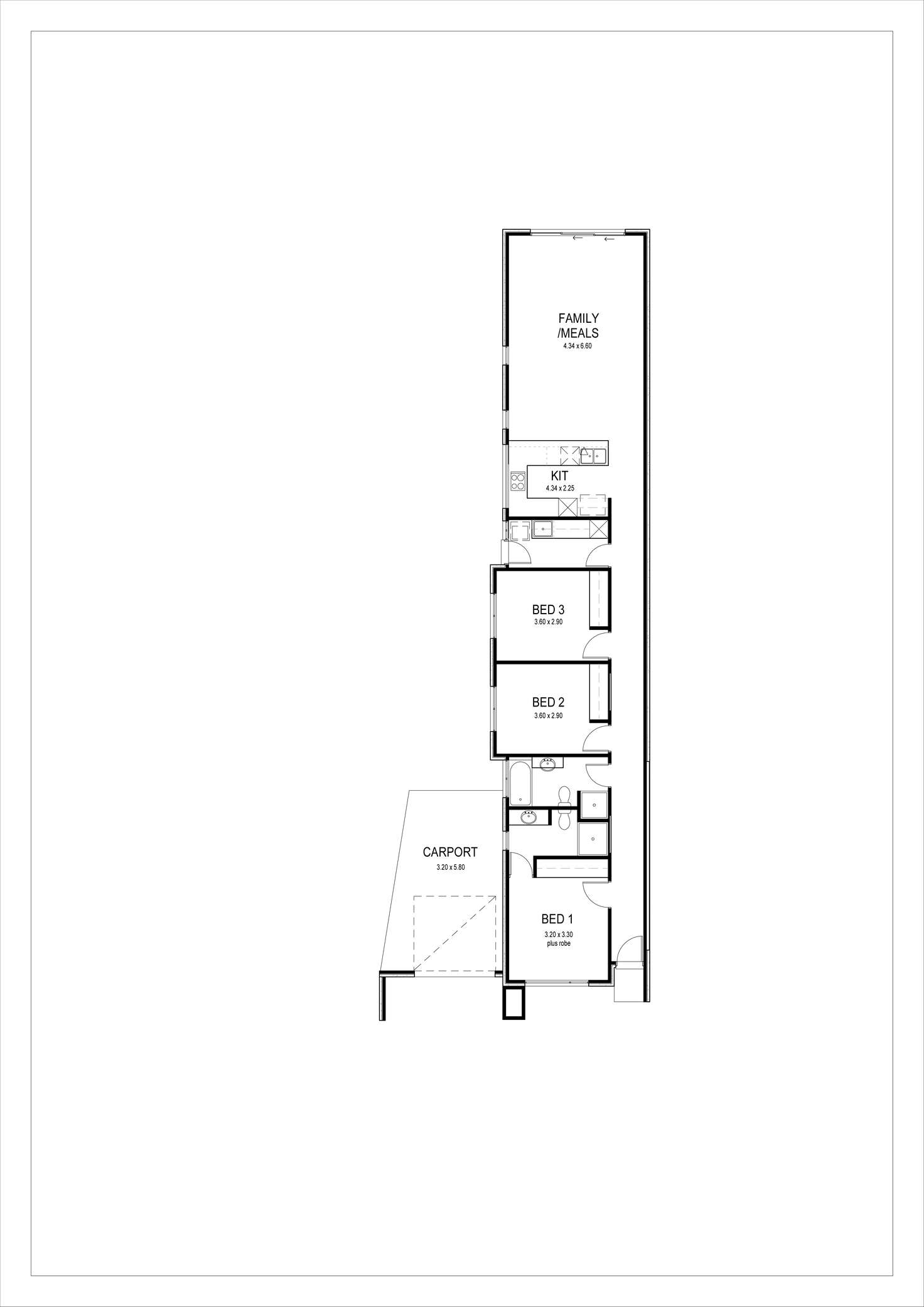 Floorplan of Homely house listing, 91 - 91B Bowker Street, Warradale SA 5046