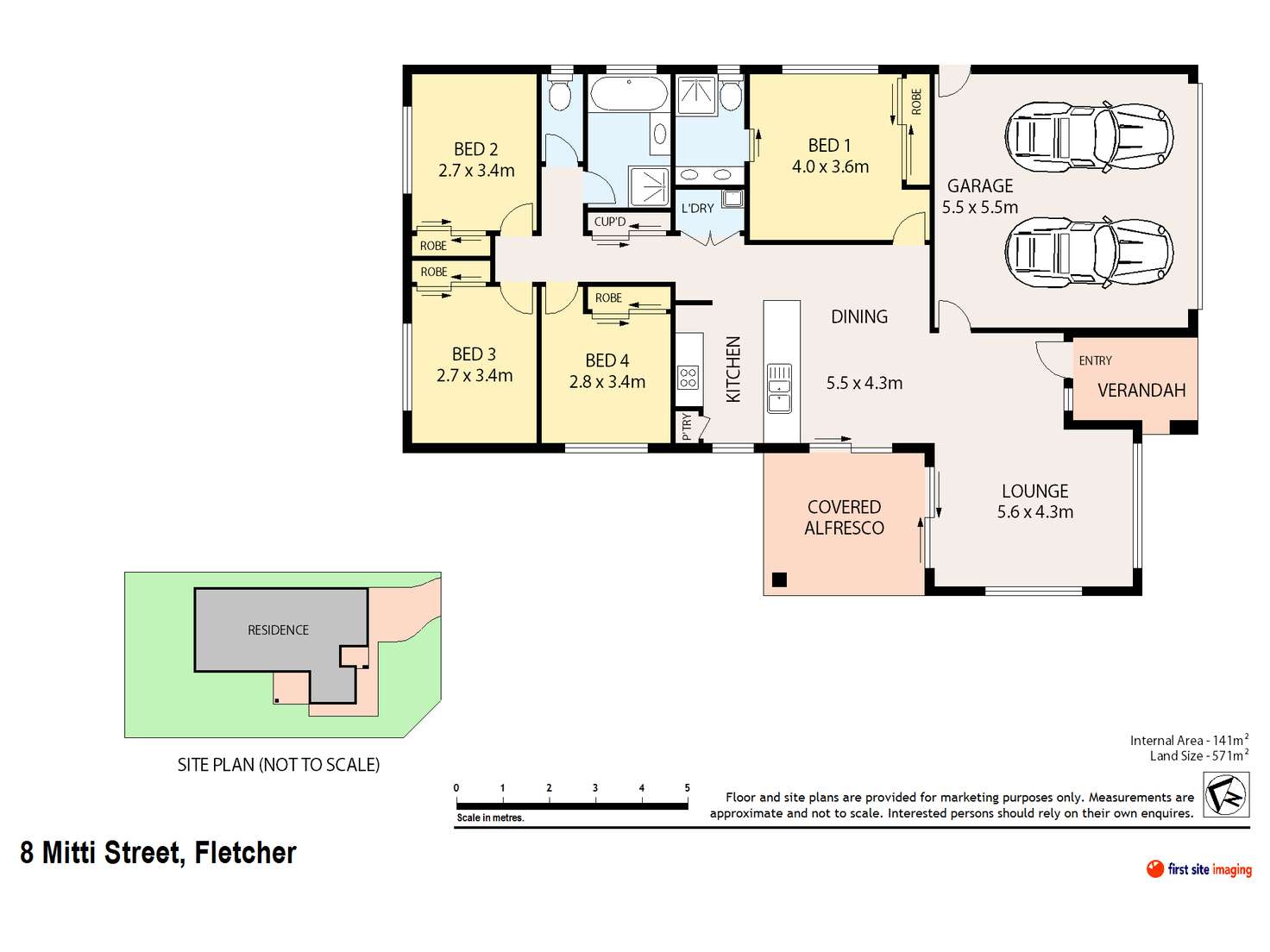 Floorplan of Homely house listing, 8 Mitti Street, Fletcher NSW 2287