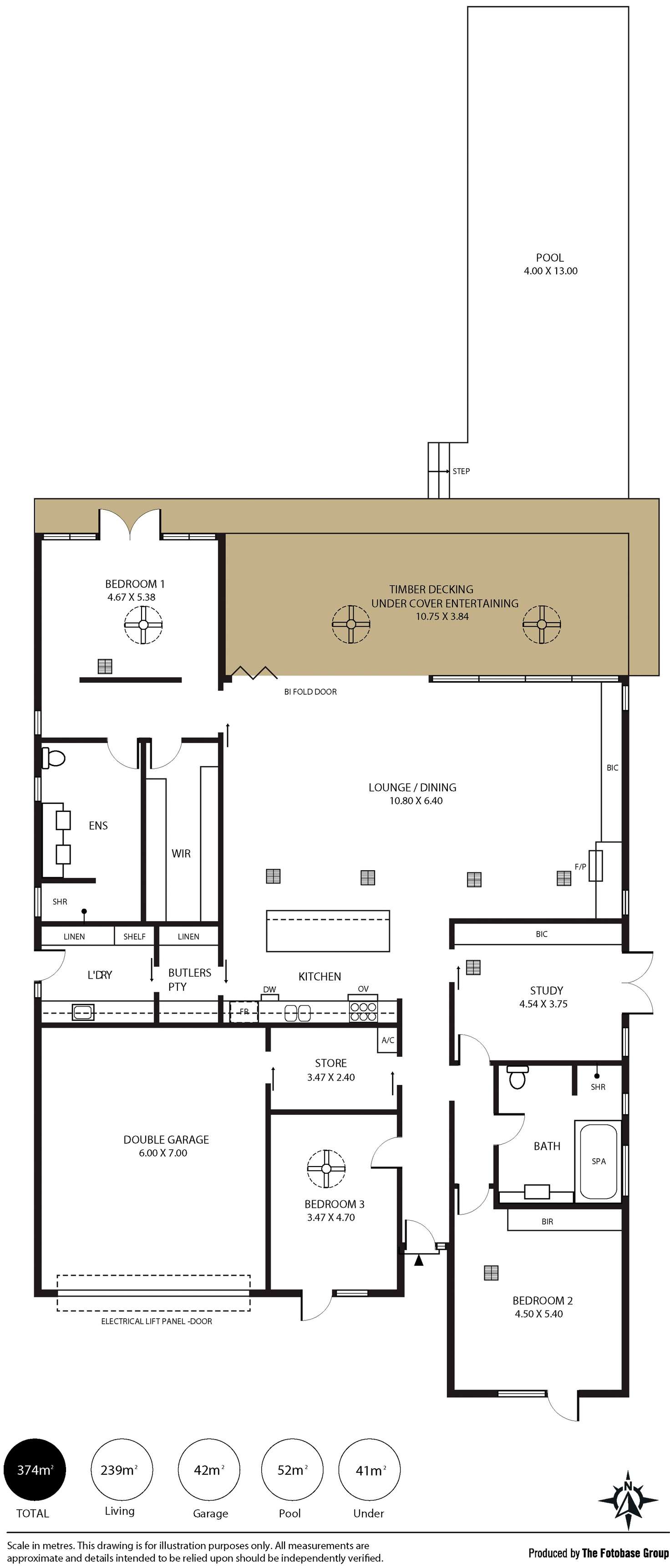 Floorplan of Homely house listing, 24 Lochness Avenue, Torrens Park SA 5062