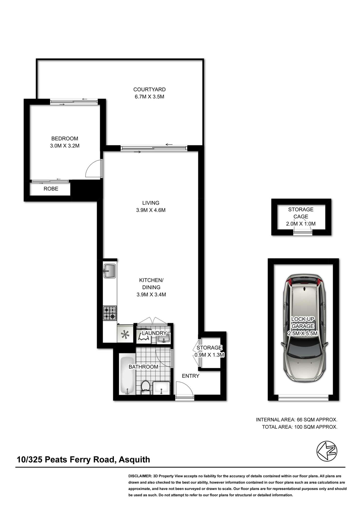 Floorplan of Homely apartment listing, 10/325 - 331 Peats Ferry Road, Asquith NSW 2077