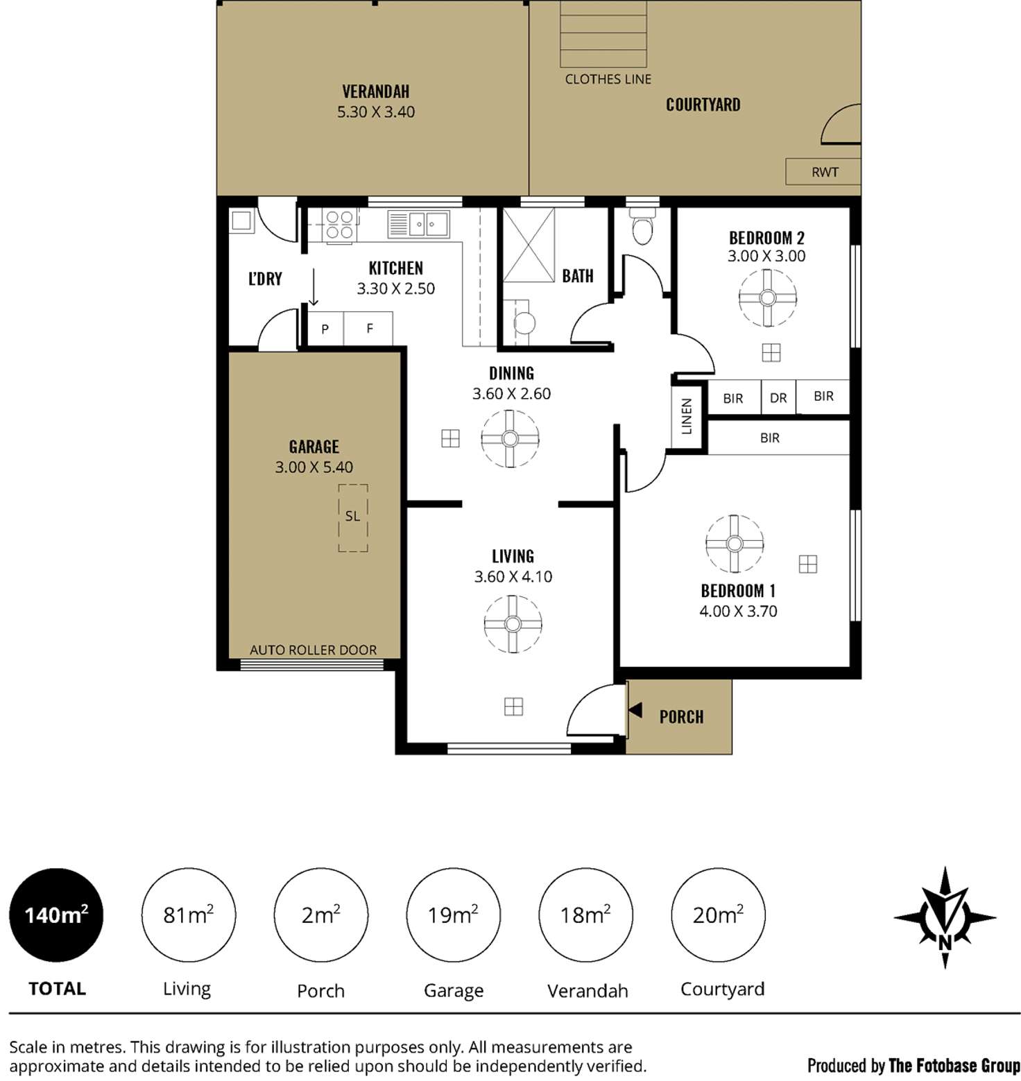 Floorplan of Homely unit listing, 4/9 Arundel Road, Brighton SA 5048