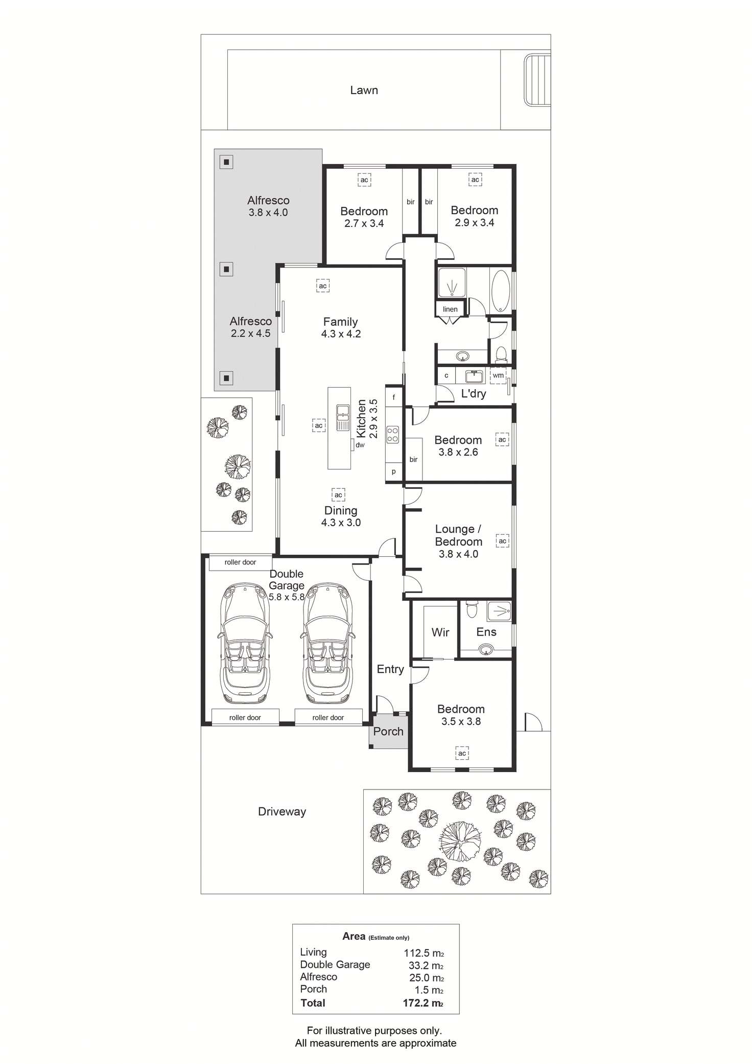 Floorplan of Homely house listing, 14 Rothwell Ave, Seaford Meadows SA 5169