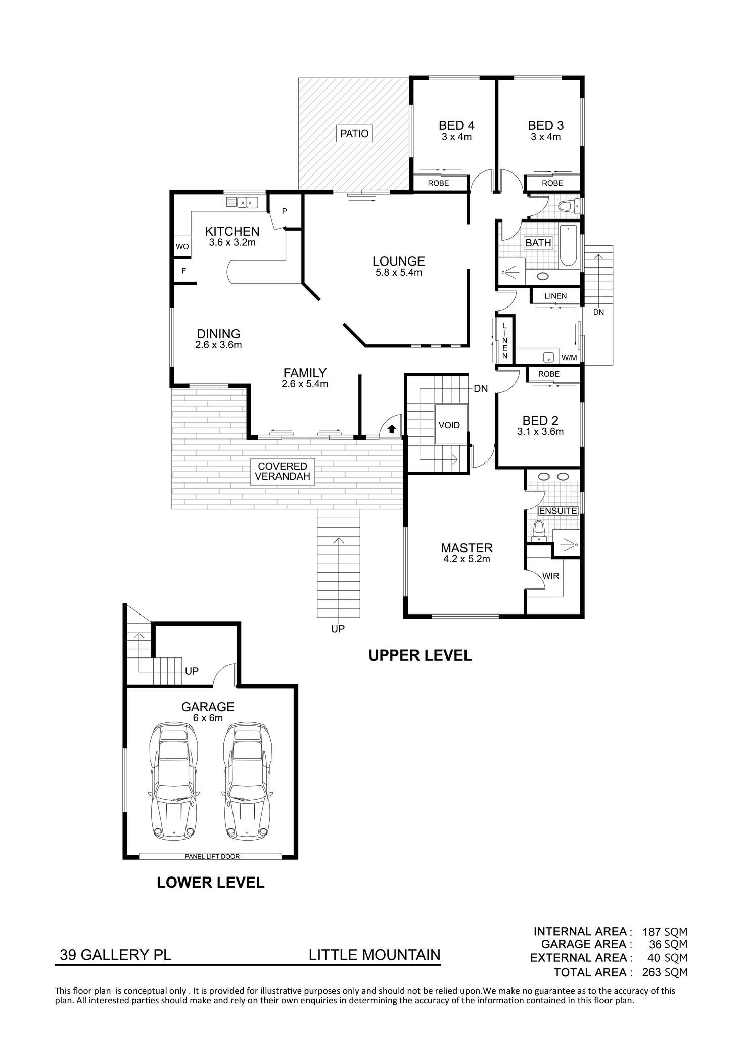 Floorplan of Homely house listing, 39 Gallery Place, Little Mountain QLD 4551