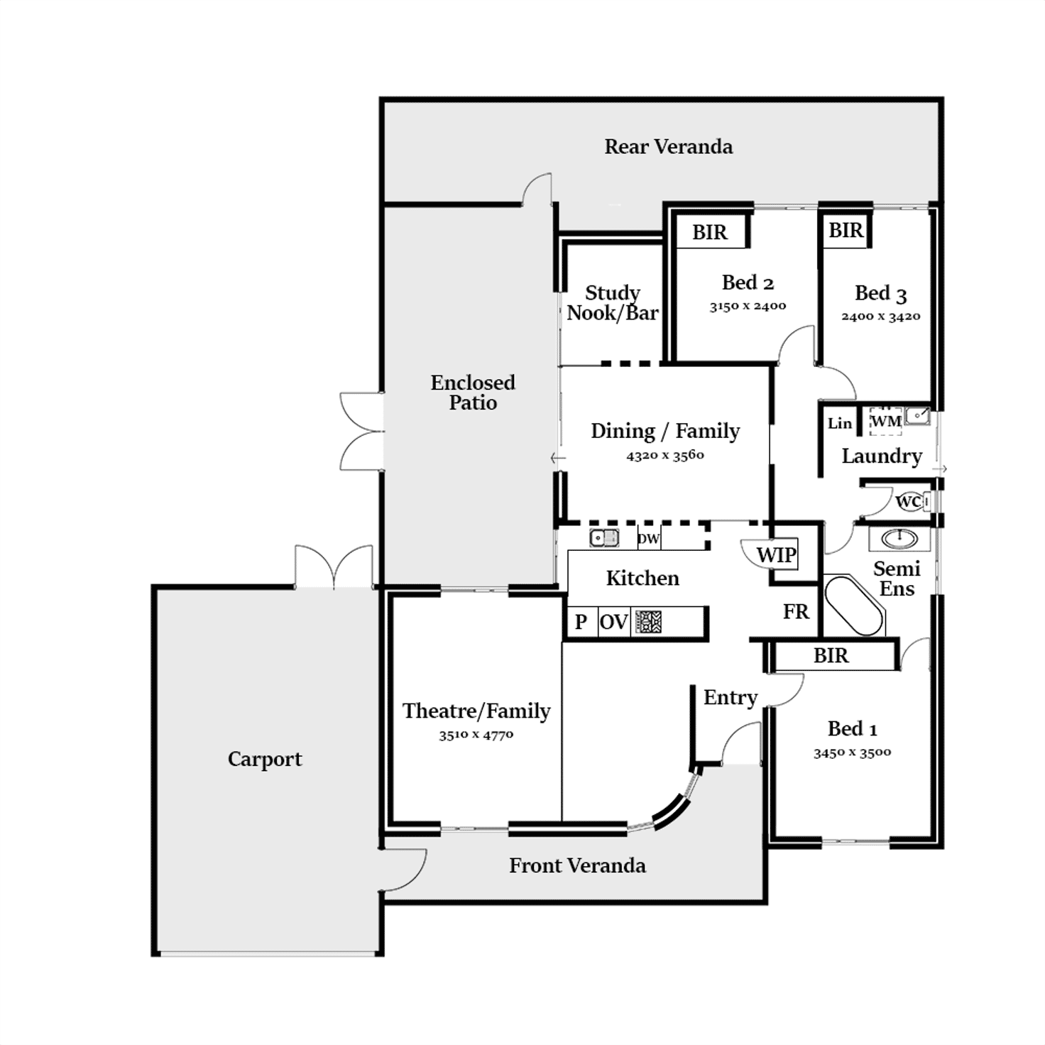 Floorplan of Homely house listing, 19 Wilkinson Street, Gosnells WA 6110