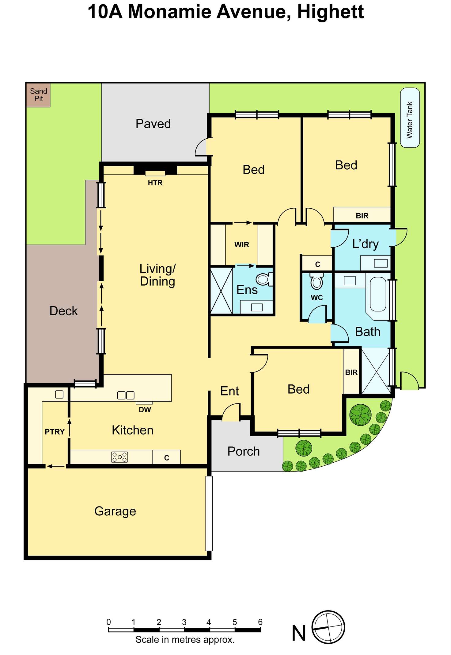 Floorplan of Homely unit listing, 10A Monamie Avenue, Highett VIC 3190
