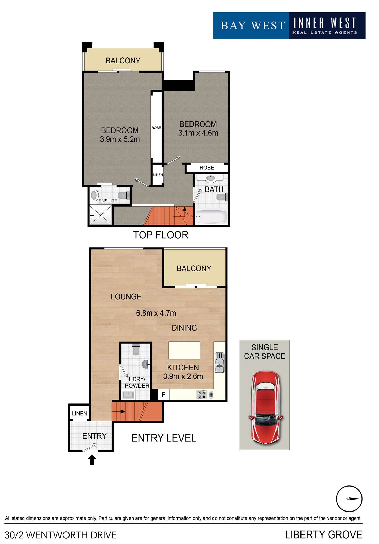 Floorplan of Homely apartment listing, 30/2 Wentworth Drive, Liberty Grove NSW 2138