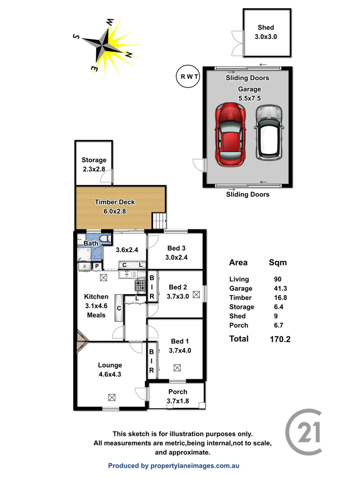 Floorplan of Homely house listing, 8 Sibley Street, Angaston SA 5353