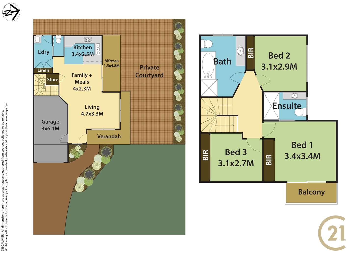 Floorplan of Homely semiDetached listing, 9d Boyd St, Blacktown NSW 2148