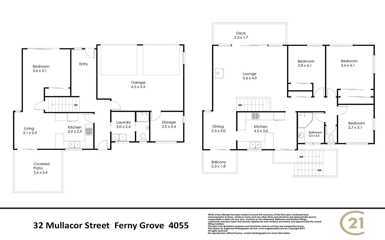 Floorplan of Homely house listing, 32 Mullacor Street, Ferny Grove QLD 4055