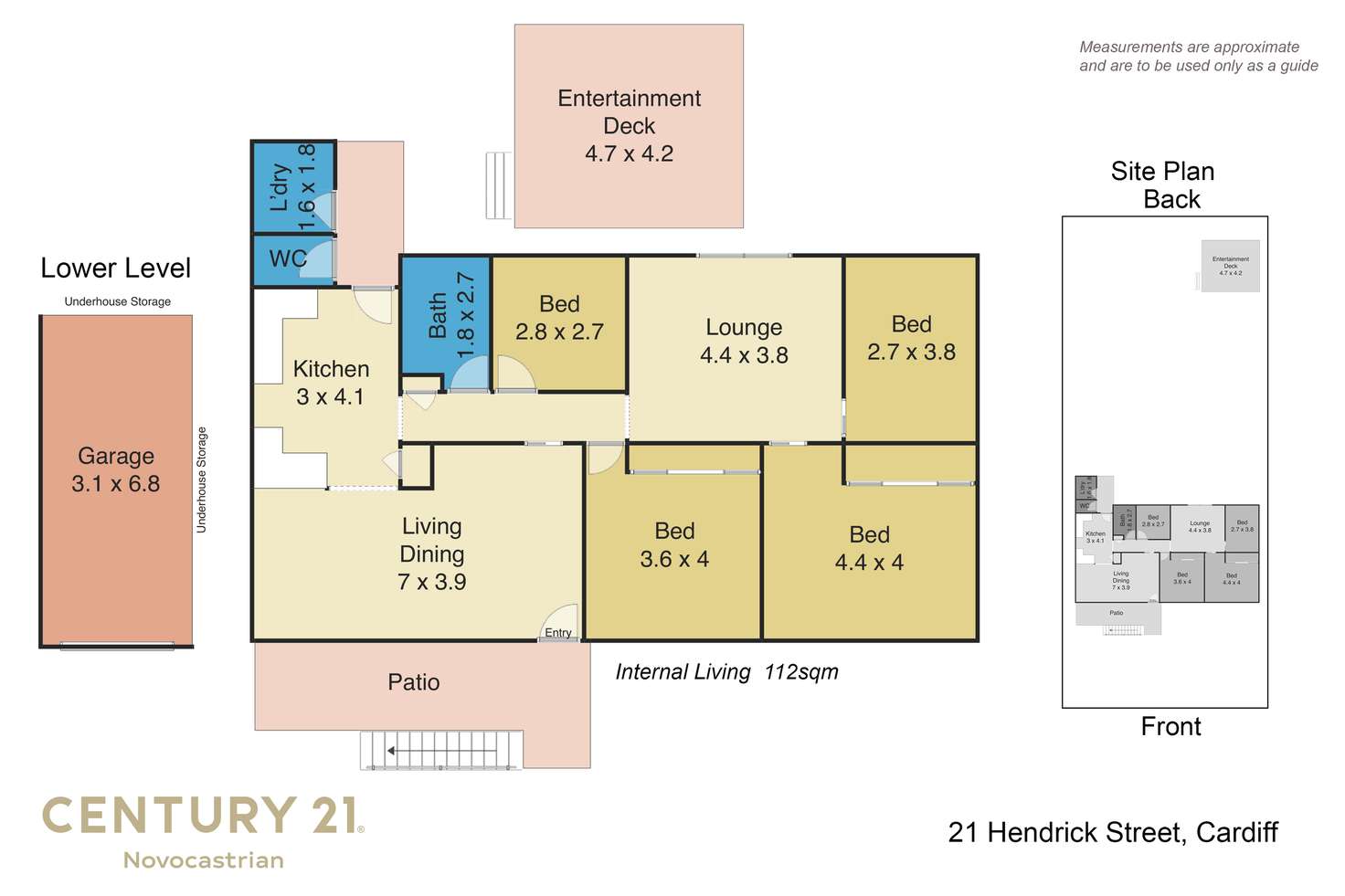 Floorplan of Homely house listing, 21 Hendrick Street, Cardiff NSW 2285