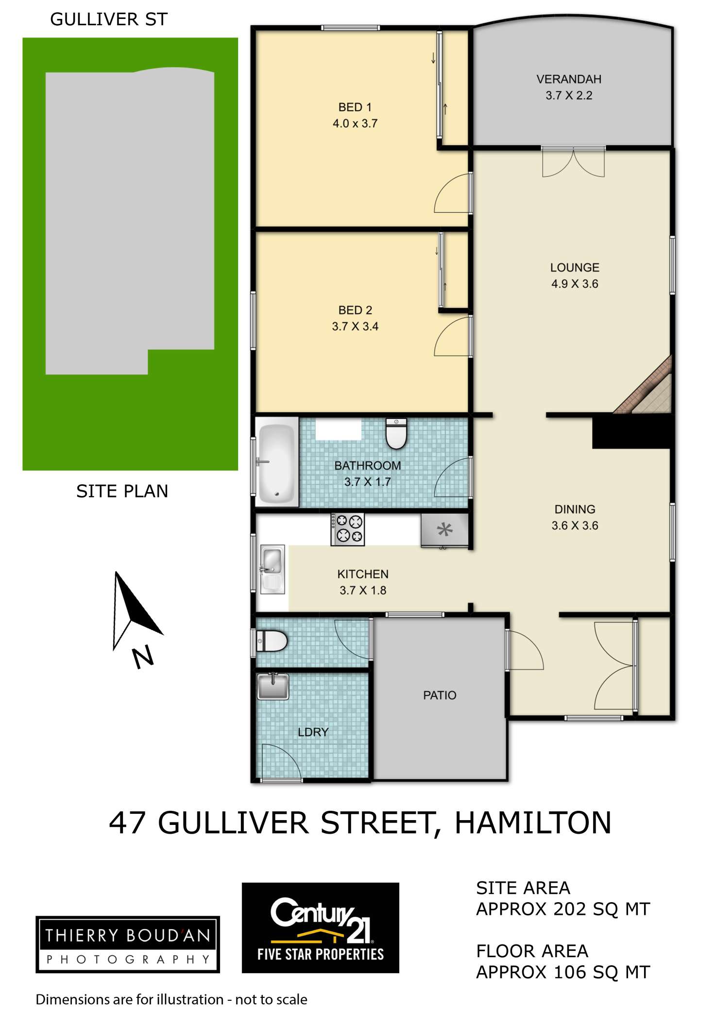 Floorplan of Homely house listing, 47 Gulliver Street, Hamilton NSW 2303