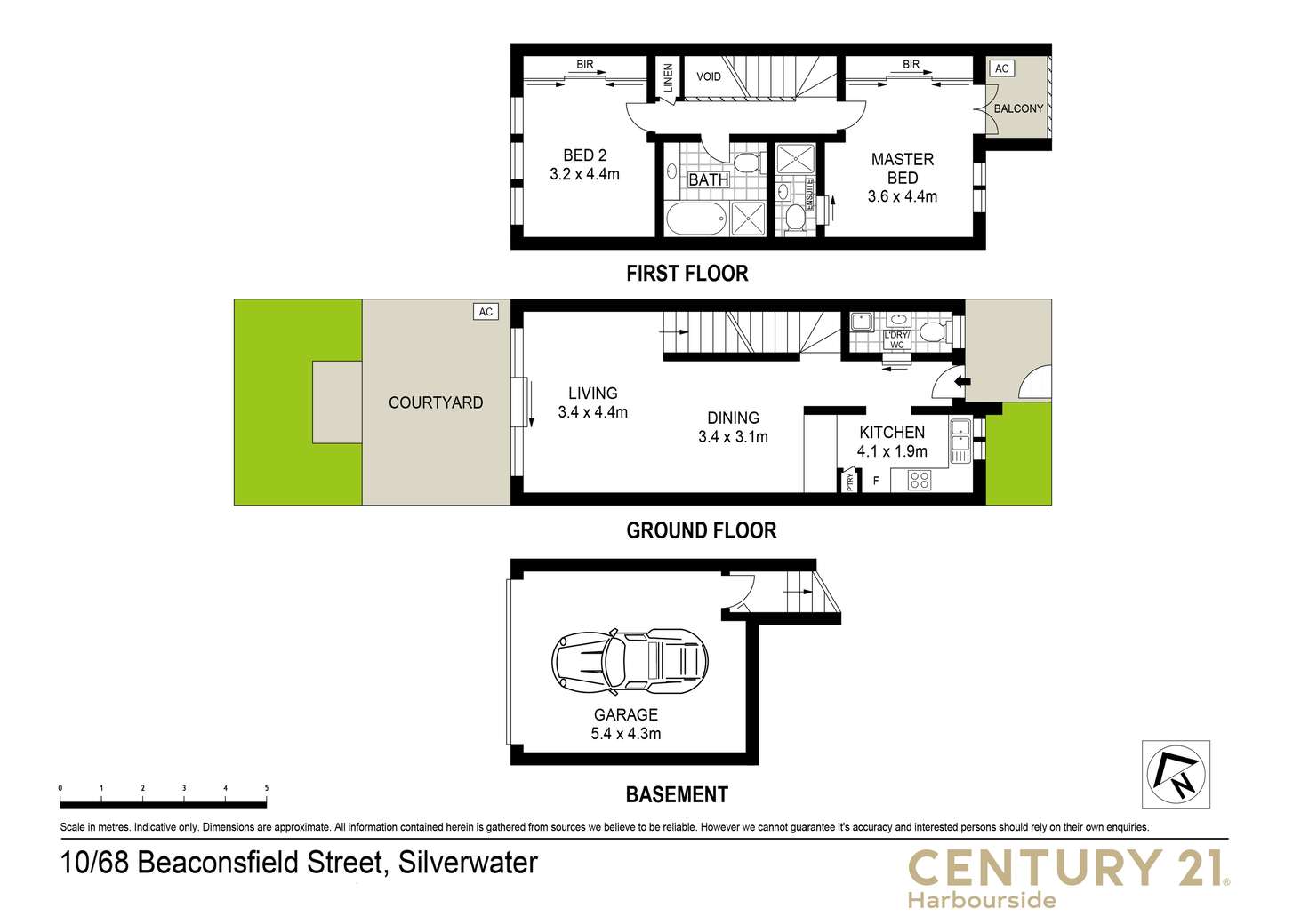 Floorplan of Homely townhouse listing, 10/68 Beaconsfield Street, Silverwater NSW 2128