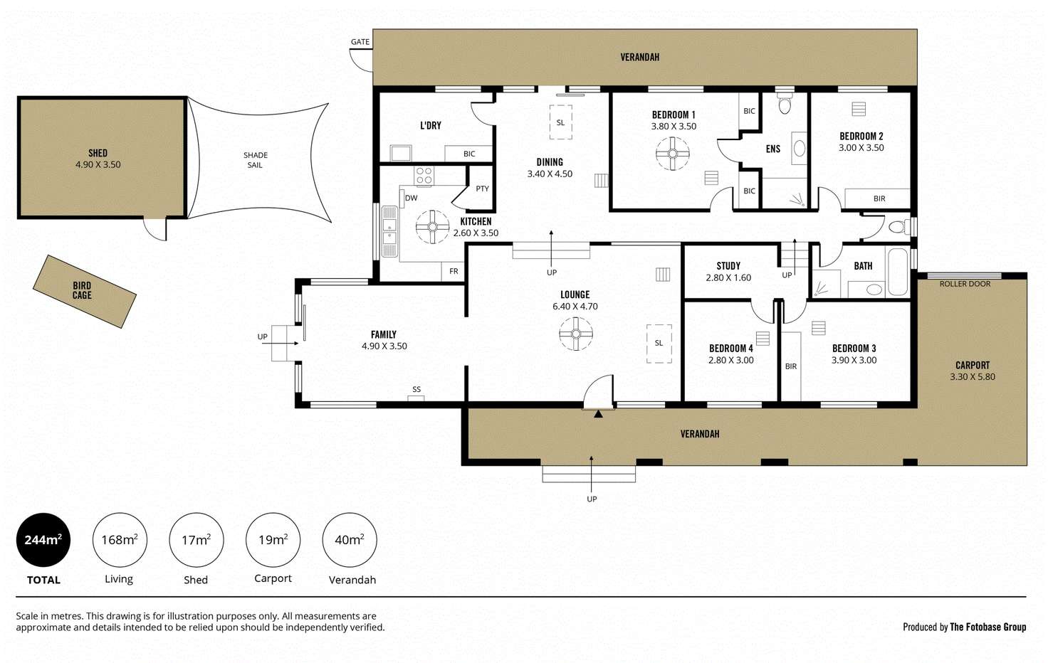 Floorplan of Homely house listing, 8 Molvig Court, Trott Park SA 5158